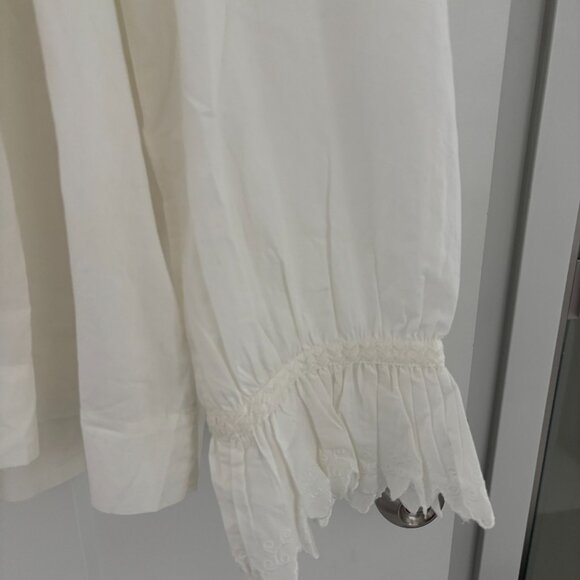 DOEN Sz L Hickory Top in Powder White - Picture 6 of 6